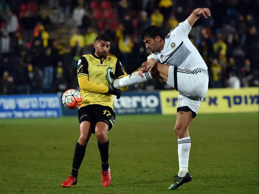 לידור כהן בית"ר ירושלים מול עומרי בן הרוש מכבי תל אביב