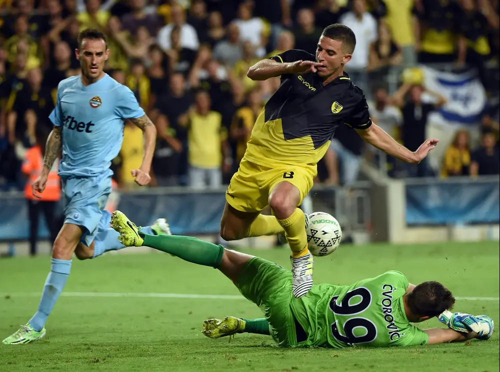 שחקן בית"ר ירושלים, עידן ורד, מול בוטב פלובדיב