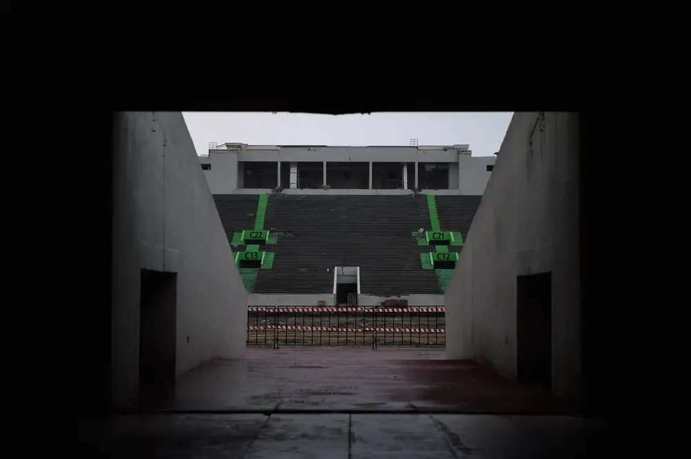 האצטדיון המרכזי בזמן שיפוצים, יקטרינבורג, מונדיאל 2018