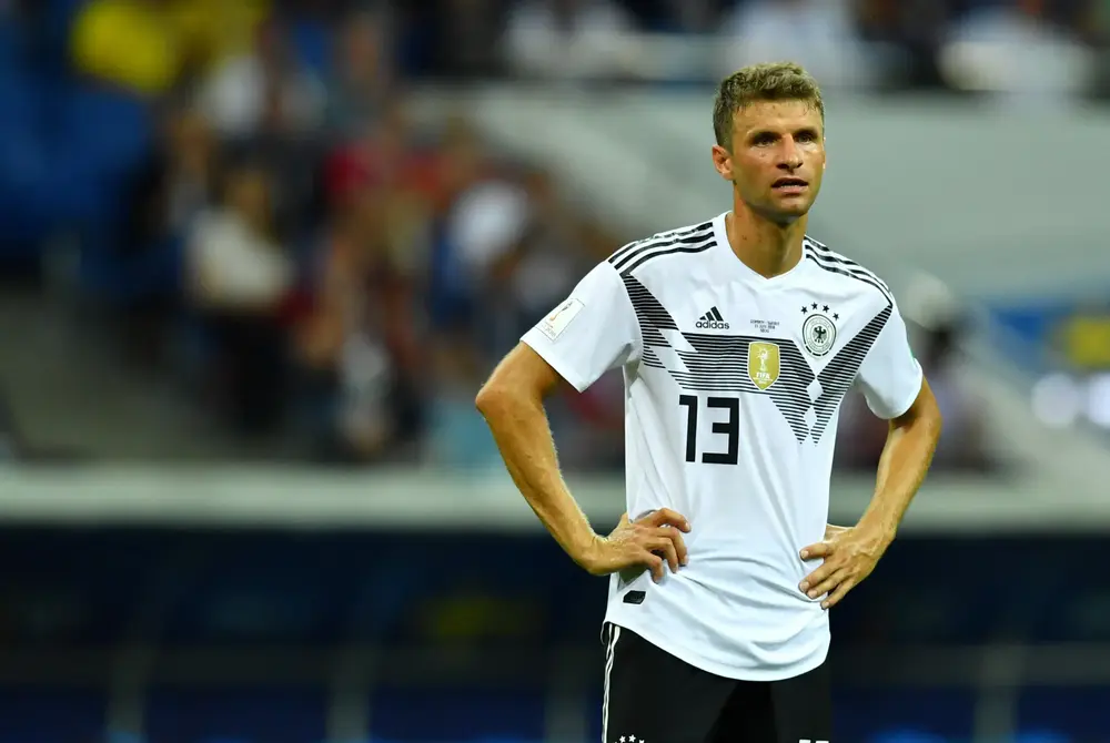 שחקן נבחרת גרמניה תומאס מולר מאוכזב