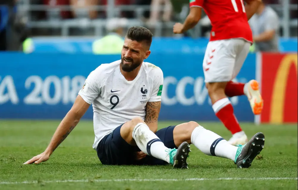 שחקן נבחרת צרפת אוליבייה ז'ירו