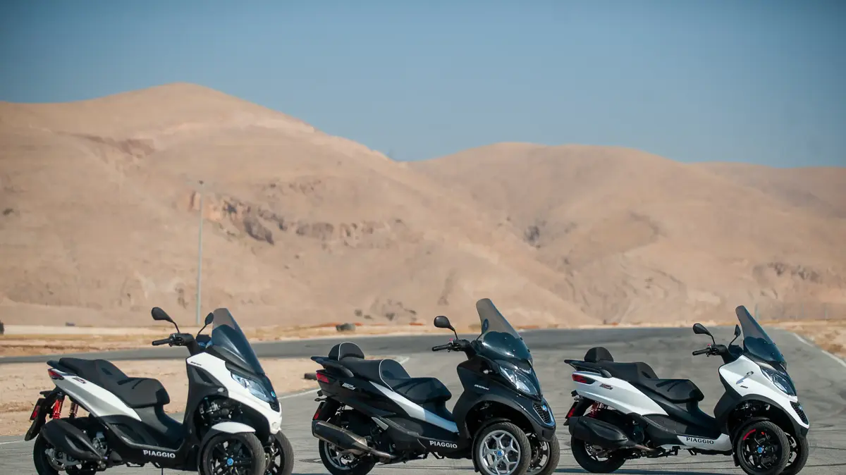 הקטנוע התלת גלגלי של פיאג ו מתחדש ומרחיב היצע וואלה רכב