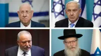 בנימין נתניהו, רובי ריבלין, יעקב ליצמן, אביגדור ליברמן