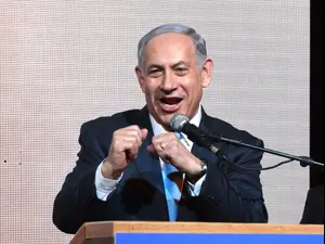 ראש הממשלה בנימין נתניהו לאחר תוצאות הבחירות 2015. מרץ 2015