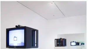 עבודה של דן גרהאם מתוך הטמבלר /ieartspeakgallerysociety (צילום מסך)