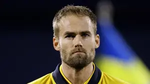 שחקן נבחרת שבדיה, אולוף מלברג (GettyImages , Scott Heavey)