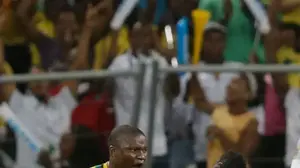 טוקלו ראנטי נבחרת דרום אפריקה חוגג שער (AP)