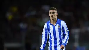 שחקן ריאל סוסיאדד, אנטואן גריזמן (GettyImages)