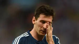 ליאונל מסי שחקן נבחרת ארגנטינה (GettyImages)