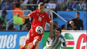 גרניט ג'אקה, נבחרת שוויץ (AP)