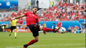 שחקן נבחרת אלבניה ארמנדו סדיקו (רויטרס)