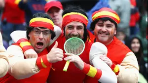 אוהדי נבחרת ספרד (GettyImages)