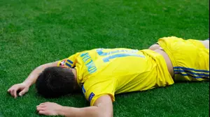 שחקן נבחרת אוקראינה ייבגני קונופליאנקה (רויטרס)