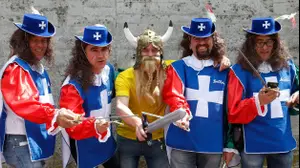 אוהדי נבחרת שבדיה, נבחרת איטליה (רויטרס)