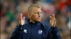 היימיר האלגרינסון מאמן נבחרת איסלנד (רויטרס)