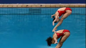 גמר קפיצות למים לנשים, ריו 2016 (רויטרס)