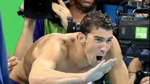 מייקל פלפס שחיין נבחרת ארצות הברית (AP)