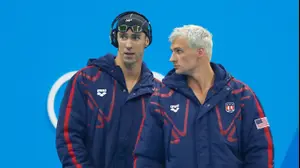 מייקל פלפס, ריאן לוכטה, שחיינים אמריקאים (GettyImages)