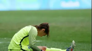 שוערת נבחרת ארצות הברית בכדורגל נשים הופ סולו (רויטרס)