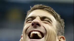 השחיין האמריקאי מייקל פלפס (AP)