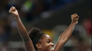 הקופצת לרוחק האמריקאית טיאנה ברטולטה (GettyImages)