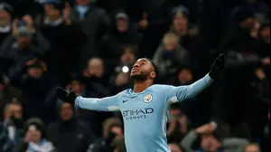 שחקן מנצ'סטר סיטי ראחים סטרלינג (רויטרס)