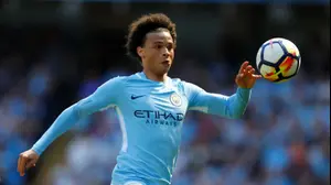 לירוי סאנה שחקן מנצ'סטר סיטי (רויטרס)