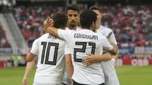 שחקני נבחרת גרמניה (AP)