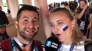 גיא הוכמן במוסקבה מונדיאל 2018 (אתר רשמי)