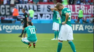 שחקני נבחרת גרמניה מאוכזבים (רויטרס)