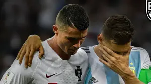 רונאלדו, מסי, צילום מסך מתוך טוויטר (אתר רשמי)