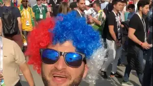 גיא הוכמן בתחרות הקפצות כדור במוסקבה (צילום מסך)