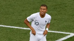 שחקן נבחרת צרפת קיליאן אמבפה מאוכזב (רויטרס)