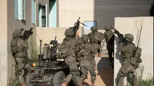 אימון יחידת ״רפאים״ - היחידה הרב-ממדית, בפיקוד מפקד היחידה, סגן-אלוף ע׳, בהובלת ״עוצבת האש״ בפיקודו של תת-אלוף ירון פינקלמן וזרוע היבשה בפיקודו של אלוף יואל סטריק. (דובר צה"ל)