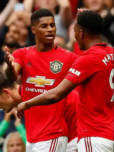 שחקני מנצ'סטר יונייטד מרכוס רשפורד, אנתוני מרסיאל