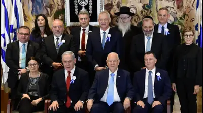 ראשי הסיעות במהלך התמונה הקבוצתית 3 באוקטובר 2019 ראשי הסיעות במהלך התמונה הקבוצתית 3 באוקטובר 2019