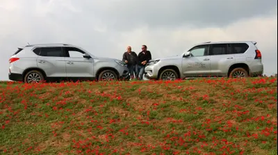 השוואתי טויוטה לנד קרוזר מול סאניונג רקסטון (רמי גלבוע)