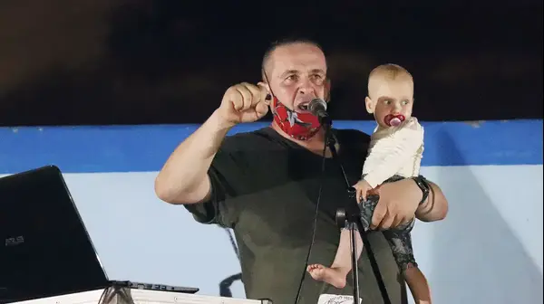 Митинг движения "Время перемен" в Тель-Авиве