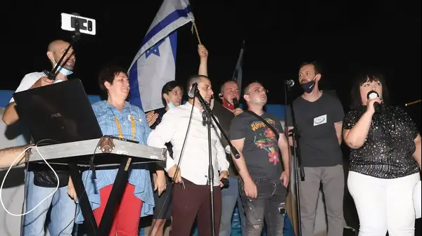 Митинг движения "Время перемен" в Тель-Авиве