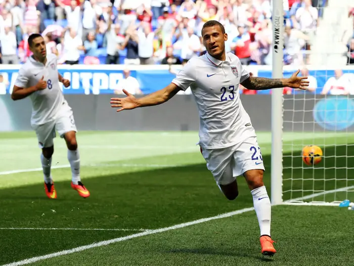 שחקן נבחרת ארצות הברית פביאן ג'ונסון (GettyImages)
