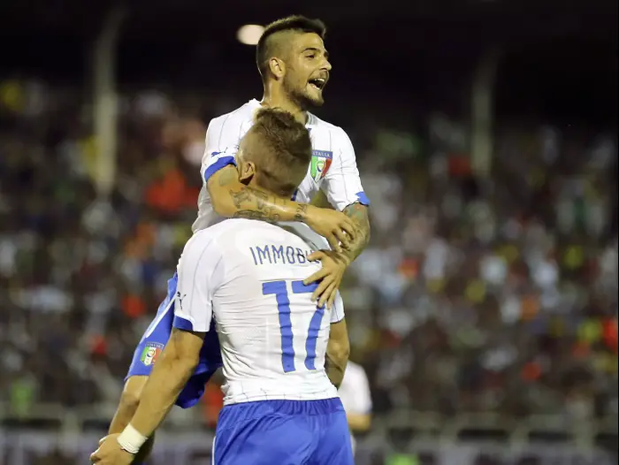 לורנצו אינסינייה שחקן נבחרת איטליה (AP)