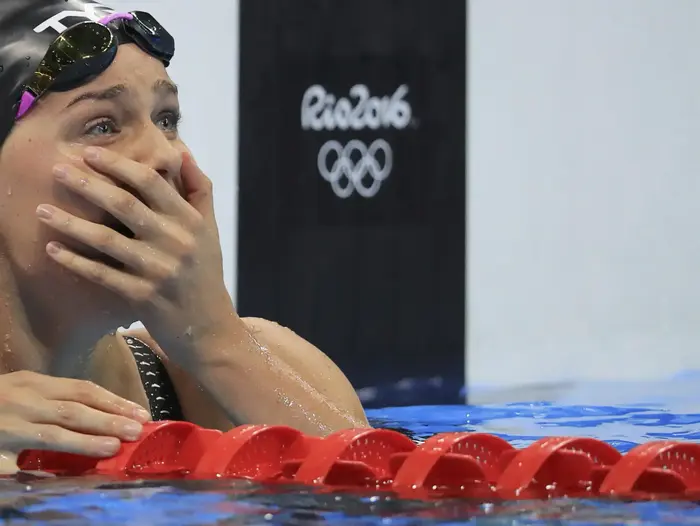 השחיינית הדנית פרניל בלום (רויטרס)