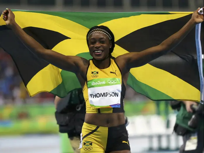 האצנית הג'מייקנית איליין תומפסון (רויטרס)