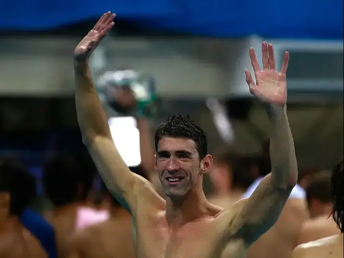 השחיין האמריקאי מייקל פלפס (GettyImages)