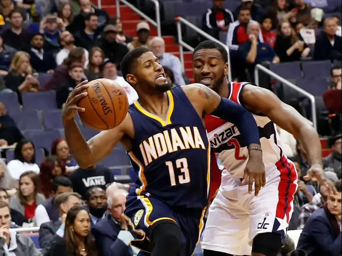 NBA: ג'ון וול לוחץ על פול ג'ורג' לשחק עם וושינגטון ...