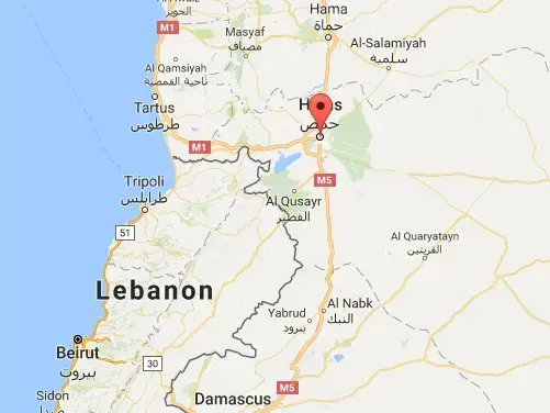 ישראל תקפה מפעל באזור חומס, צבא סוריה הגיב בירי נ"מ וטוען להפלת מטוס קרב ישראלי F16 2501185-46