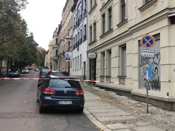 זירת ירי בעיר האלה שבגרמניה ב-9 בספטמבר 2019 (אתר רשמי , עודד טרטמן)