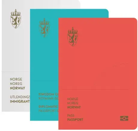 דרכון נורבגי חדש (צילום מסך , Neue)