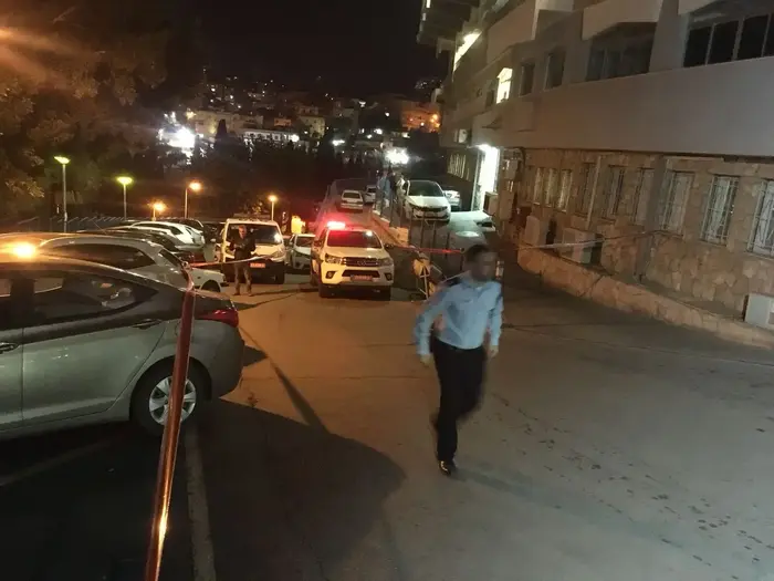 Un gardien de sécurité a été abattu à l'hôpital français de Nazareth, en février 2018 (Division des porte-parole de la police)