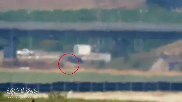 תיעוד: טיל נ"ט שנורה מרצועת עזה פגע ברכב בשדרות (אתר רשמי)